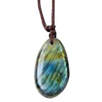 Natural Mineral Hard Stone Pendant Natural Pendants with Smooth Polished Gemstone Crystal Jasper Stone Charm Natural Crystal Quartz Stone Pendants for Women serviceable