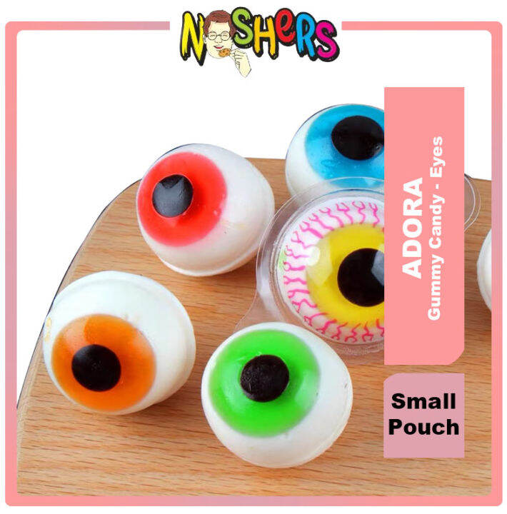 Noshers Gummy Sweet Candies Snacks Gummi Eyeballs Candy in Pouch