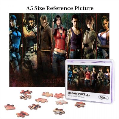 Milla Jovovich Resident Evil (2) Wooden Jigsaw Puzzle 500 Pieces Educational Toy Painting Art Decor Decompression toys 500pcs