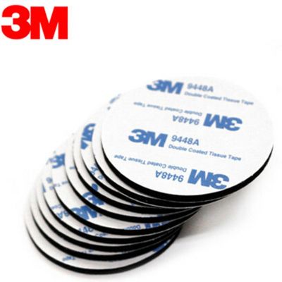 10pcs/lot 9448A Sided Adhesive PE Foam pad Tape thickness 2mm x 30mm Round