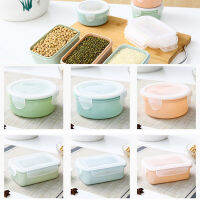 280/380Ml แบบพกพากล่องข้าวปิดผนึกอาหารกล่องเก็บของ Bento ContainerRound/กล่องเก็บของกันอากาศ Mini ตู้เย็นกล่องอาหารกล่องอาหารกลางวันขนาดเล็กครัว Bento กล่องที่เก็บพลาสติกกล่องรูปสี่เหลี่ยมผืนผ้ากล่องสุญญากาศ280/380M