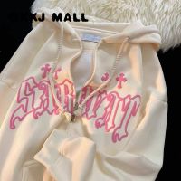 KKJ MALL เสื้อกันหนาว เสื้อแขนยาวผญ เสื้อเเขนยาว สไตล์เกาหลี ใหม่ กราฟฟิตี้ เสื้อแขนยาวฮูด เสื้อกันหนาวมีฮู้ด 092906