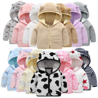 Childrens Flannel Clothing hooded jacket for girls 2020 Thick Warm jacket for a boy Newborn Clothes Coat Baby girl Clothes 0-6Y