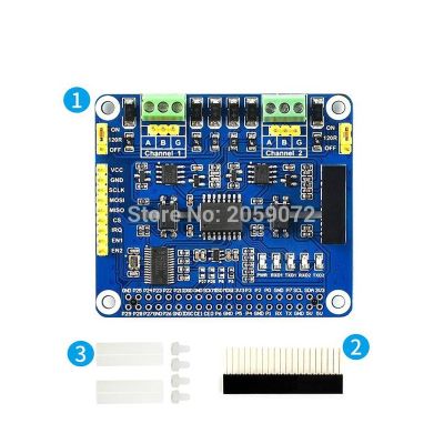 【⊕Good quality⊕】 fuchijin77 ราสเบอร์รี่ Pi 2-Channel แยก Rs485หมวกขยายได้สำหรับ3b Pi 4b ศูนย์ W