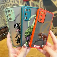 เคสฮีโร่ Avengers Marvel,เคส Capa สำหรับ Huawei P40 P50 P40 P30 P20 Mate 40 20 10 Nova 8 3i 2i เคสโทรศัพท์ฝ้าโปร่งแสง