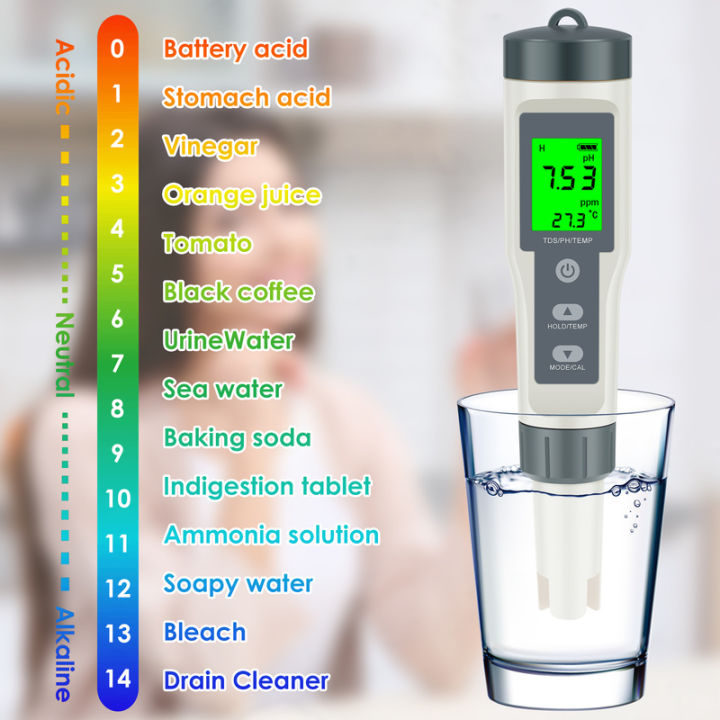 เครื่องวัดค่า-ph-แบบดิจิตอล-เครื่องวัดค่า-ph-มิเตอร์พีเฮช-tds-อุณหภูมิน้ำพร้อมจอแสดงผลแบ็คไลท์มิเตอร์วัดมิเตอร์พีเฮชทดสอบค่าพีเอชมิเตอร์กรองน้ำแบบพกพาสำหรับตู้ปลา