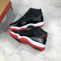 2023 HOT Original status✅NK* Ar-J0dan- 11 High R Black Red Fashion Basketball Shoes All Match Sports Shoes (Free Shipping)