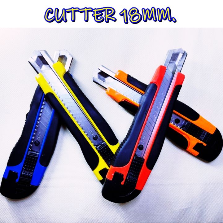 คัตเตอร์-มีดคัตเตอร์-18-มม-จำนวน-1-อัน-ใบมีดใหญ่เปลี่ยนได้-มีดคัตเตอร์-cutter-18mm