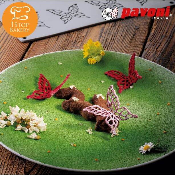 pavoni-gg050s-silicone-mould-gourmand-line-butterflies-พิมพ์ซิลิโคนลายผีเสื้อ