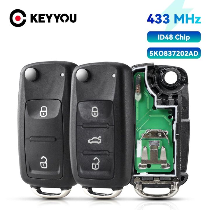 keyyou-ชิป-id48-kunci-remote-mobil-434mhz-สำหรับ-volkswagen-vw-golf-passat-tiguan-amarok-โปโล-beetle-jetta-mk6-octavia-5k0837202ad