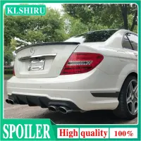 KLSHIRU-Alerón Trasero De Fibra Para Coche, Accesorio Para Benz W204, W204, C180, C200, C260, C280, C300, C74, 2010-2014สปอยเลอร์/