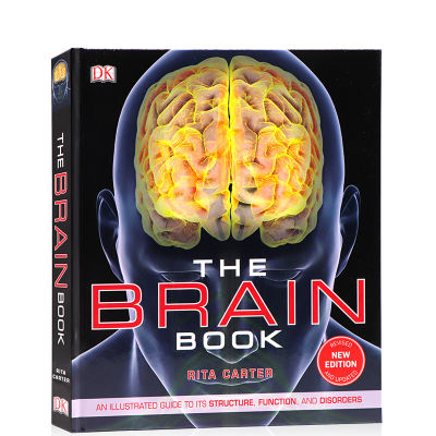 Imported English original genuine DK brain book the brain Book Brain encyclopedia illustrated brain structure life science popular science guide to explore brain system hardcover 3D illustrated real photo cases