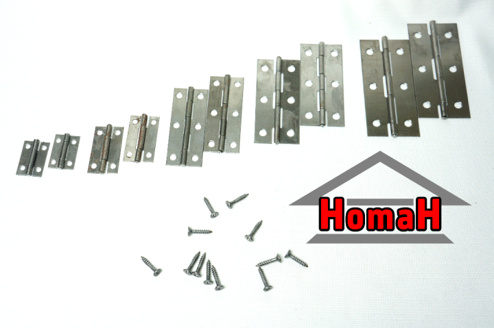 Engsel Pintu silver dari ukuran besar sampai kecil | Lazada Indonesia