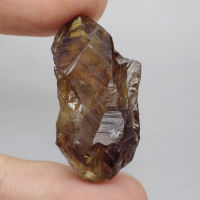 พลอย ก้อน ผลึก ซิทริน ดิบ ธรรมชาติ แท้ ( Unheated Natural Citrine ) หนัก 36.0 กะรัต