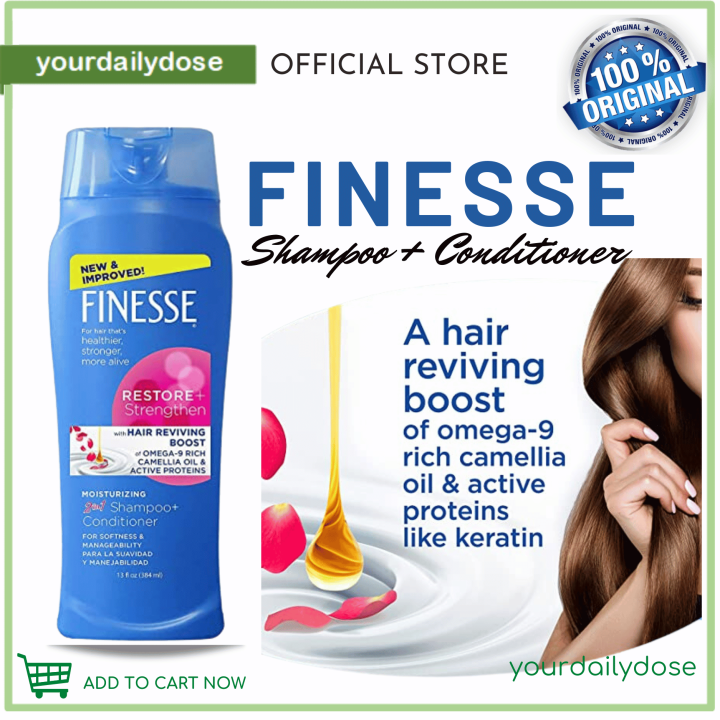 FINESSE 2 IN 1 SHAMPOO + CONDITIONER 384ML Lazada PH