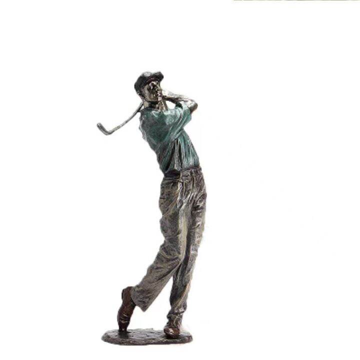 livingmall-retro-golf-รูปปั้นเรซิ่น-vintage-golfer-figurines-โฮมออฟฟิศตกแต่งห้องนั่งเล่น-souvnir-sport-ของขวัญปีใหม่-crafts