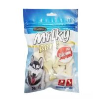 SUD ขนมสุนัข Goodies  สุนัขรูปทรงกระดูก Goodies Milky Boneรสนม ไซส์ S ขนมหมา  ขนมขัดฟัน