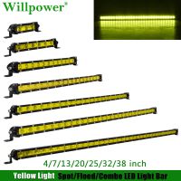 【CW】 Offroad Car Row Bar 4 quot; 7 quot; 13 quot; 20 quot; 25 quot; 32 quot; 38 inch SUV UTV 4X4 Truck Fog Lightbar