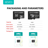 JAMAY*EYD C10 Camera SD Card TF Card 32GB 64GB High Speed Memory Card