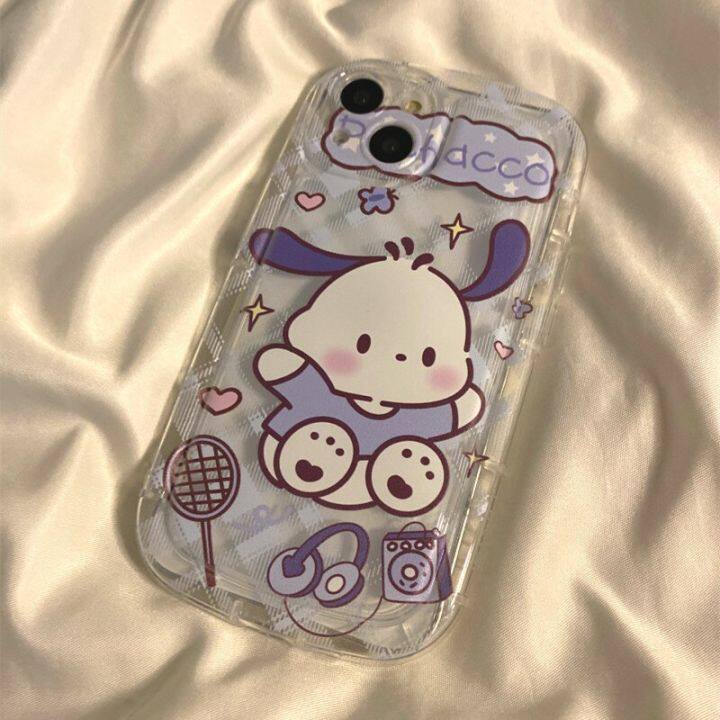 การ์ตูนน่ารัก-sanrio-pochacco-hello-kitty-case-สำหรับ-iphone-14pro-max-apple-13-case-11-ใหม่-12-drop-proof