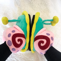 Warm Cartoon Cotton Slippers Cute Funny Snail Slippers Women House Flat Slides Winter Soft Fluffy Floor Flip Flops Uni Shoes