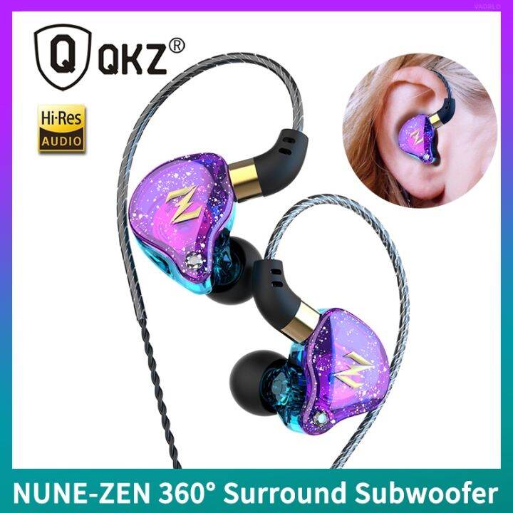 Feida Digital Store Original Qkz Nune Zen Subwoofer Wired Headphones