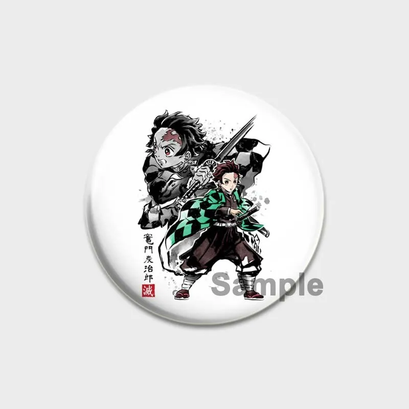 Kimetsu No Yaiba Enamel Pin Demon Slayer Badges Alloy Anime Pins for  Backpacks Hat Cute Lapel Brooches Jewelry Accessories Gifts