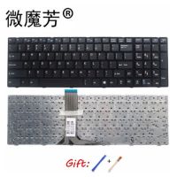 New Keyboard FOR MSI CR620 CR650 1683 R6000 CR700 Replace laptop keyboard BLACK