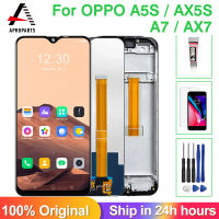 6.2 หน้าจอเดิมสำหรับ OPPO A5s AX5S CPH1909 CPH1920จอแสดงผล LCD Touch Digitizer Assembly สำหรับ OPPO A7 AX7 LCD เปลี่ยนชิ้นส่วนฟรีของขวัญ