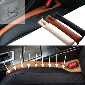 Car Seat Gap Filler Universal Soft Leather Interior Accessories Stop  Dropping Seat Gap Plug for Car SUV Truck -Red 