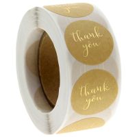 hot！【DT】┋▤♙  100-500pcs Font Thank You Stickers Tags Envelope Scrapbooking