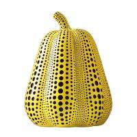 Yayoi Kusama แบบใหม่ลายจุดที่เป็นคลื่นของประดับรูปปั้นของตกแต่งโต๊ะตุ๊กตายางแกะสลักของตกแต่งบ้านแบบทันสมัย