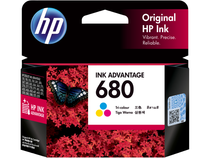 หมึกพิมพ์แท้-hp-680-ink-tri-color-f6v26aa