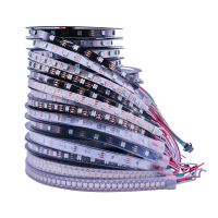 WS2812B สมาร์ท Led Strip 30607496144 Ledsm WS2812สีดำ สีขาว PCB Individuaily Addressable Light เทป IP306567 *