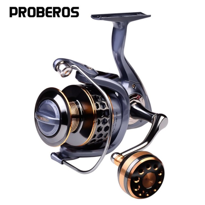 proberos-fishing-spinning-reel-metal-wire-cup-leftright-cnc-alloy-handle-plastic-body-21kg-max-drag-independent-alarm-device