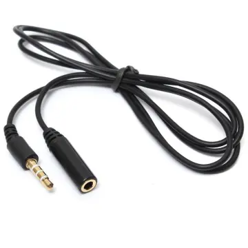 1/5pcs 3.5MM 2 3 Pin 4 Core Male Female Audio Extension Cable Aux connector  Head Line 3.5mm mono Stereo 3 4 wires diy Audio 1M