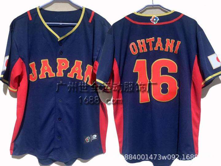 world-cup-japanese-team-baseball-uniform-no-16-otani-shohei-embroidered-jersey-angels-no-17-new-foreign-trade-wholesale