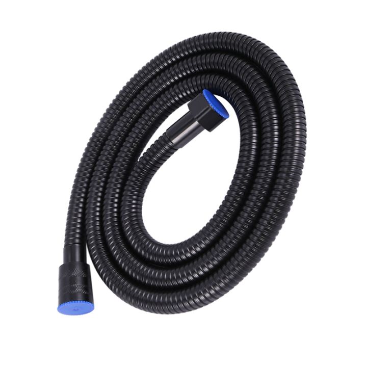 3x-black-shower-hose-150cm-stainless-steel-shower-tube-flexible-gold-bathroom-hose-plumbing-glossy