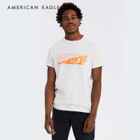 American Eagle Glow-In-The-Dark Graphic T-Shirt เสื้อยืด ผู้ชาย ลายกราฟฟิค ( MGR 016-4581-210) ลาย เปล่า