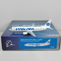 Diecast 1:400 Scale B737-400 N407KW เครื่องบิน PAN AM Airlines โลหะผสมเครื่องบินเครื่องบินจำลองของเล่นสำหรับคอลเลกชัน