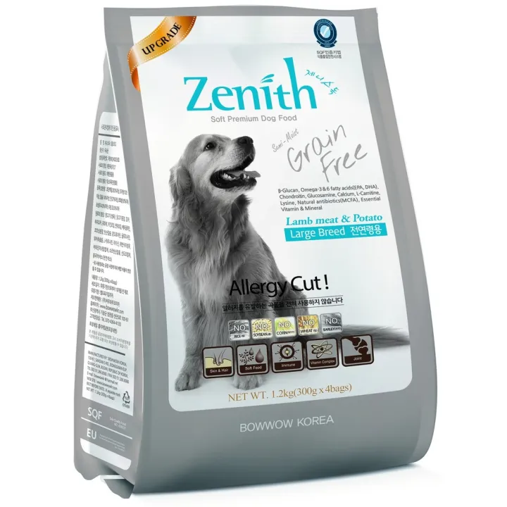 BowWow Zenith SemiMoist Dry Dog Food(Lamb and Potato) for Large Breed