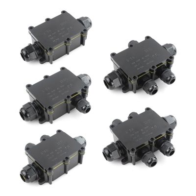 P82D G713 IP68 Waterproof Junction Box Electrical 2/3/4/5/6 Way Enclosure Block Cable Connecting Line Protections for Wiring