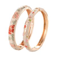 【YF】✴✚✼  Enameled Bangles Chinese Hand African Jewelry Dubai Womens