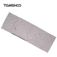 TOMSHOO 70*210CM Outdoor Travel Camping Hiking Sleeping Bag Liner w Pillowcase Portable Lightweight Business Trip Ho