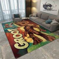 [A Warm] Guardians Of TheGroot Cartoon Print Carpet Living Room Bedroom Beautifulslip Carpet Photography Props Birthday Gift