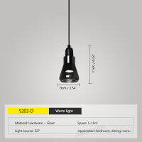 Artpad Modern Amber Glass Pendant Light AC110V-220V Coffee Bar Restaurant Ho Living Room Dining LED Hanging Lamp E27 Included