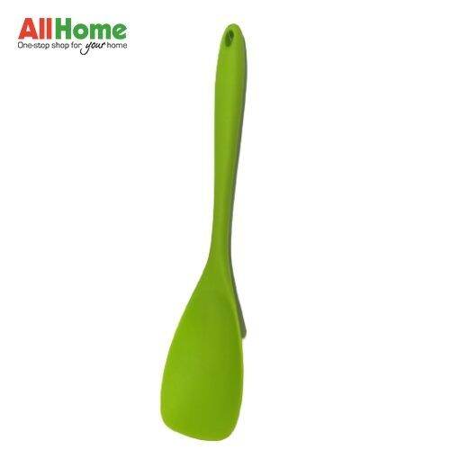 Silicone Salad Spoon Cooking Utensil 28.5cm x 6.3cm Lime Green KITCHEN
