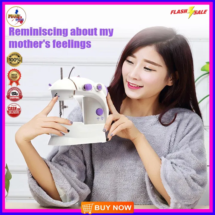 HIGH AND QUALITY MINI PORTABLE 2SPEED SEWING MACHINE,PORTABLE ELECTRIC