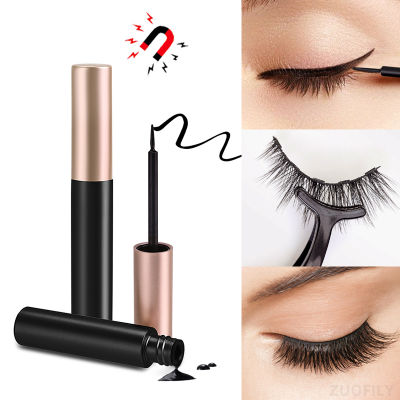 Black Magnetic Eyeliner Glue False Eyelash Extension Magic Self-adhesiv Eyeliner Eye Makeup No Blooming Korea Cosmetics