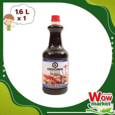 Kikkoman Sushi Soy Sauce 1.6 L    WOW..!คิคโคแมน ซอสซูชิ 1.6 ลิตร